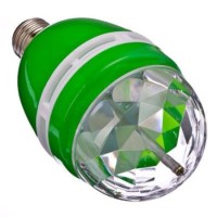 Лампочка-прожектор вращение 360гр, Е27, зеленая,15см