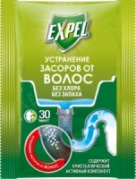 Ср-во для труб Антизасор порошок от волос, 50гр Expel