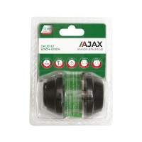 Замок врезной Ajax DK.001 ET BL черный