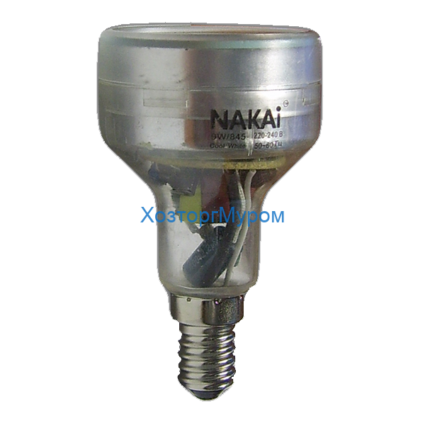 Лампа эн.сбер. NAKAI NE R50-super mini 9 W/833/Е14 - теплый белый свет