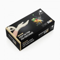 Перчатки латексные р-р L, без напыл,бежевые, 11,8гр., ADM 15794