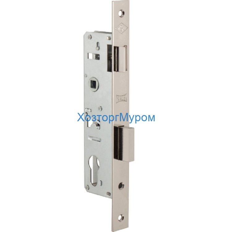 Замок врезной Kale 153/U (25 mm) w/b 85/25/23 с защелкой никель