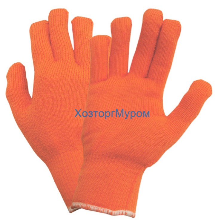 Перчатки акриловые утепленные 24-2-100