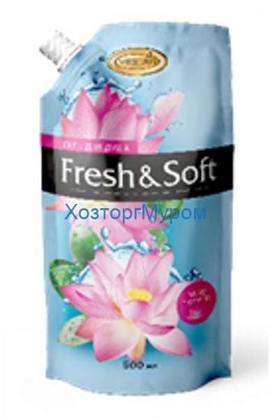 Гель для душа 500 мл, миндальное масло, Vestar Fresh & Soft